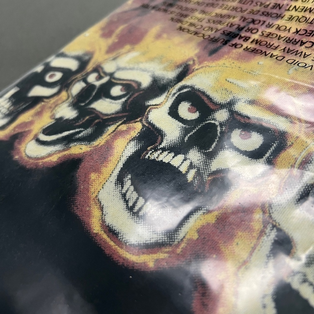 Supreme Maison Margiela MM6 Liquid Blue Oversized Skull Flames Tee - Picture 8 of 8